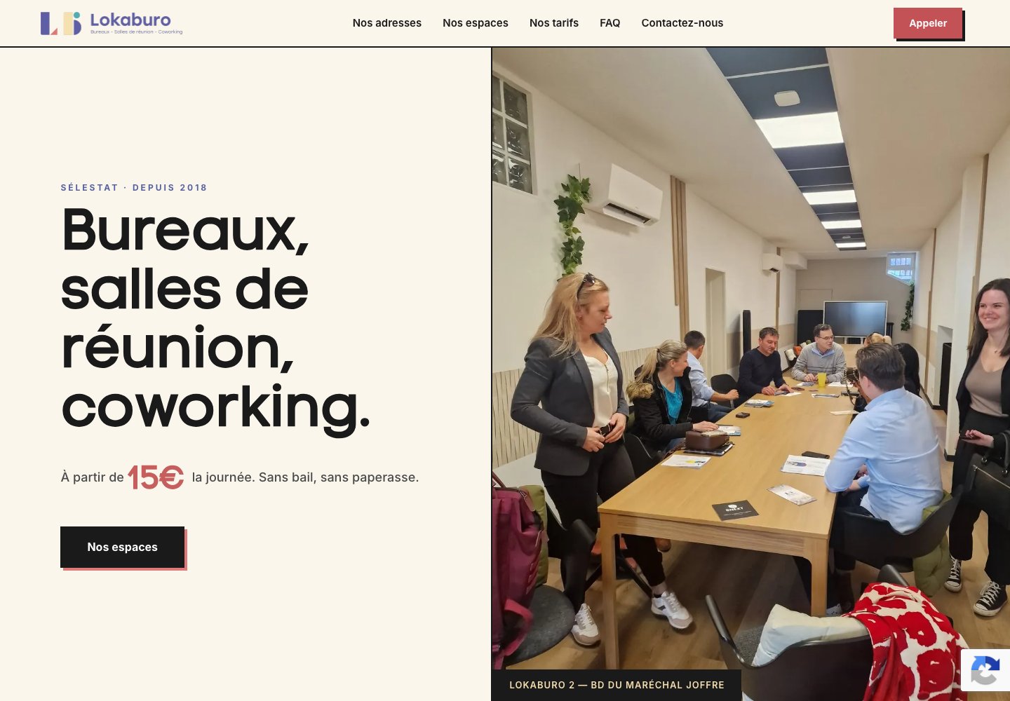 Capture du site Lokaburo